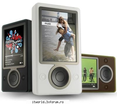microsoft a prezentat pe 16.09.2006 oficial playerul său muzical portabil, zune. zune va
